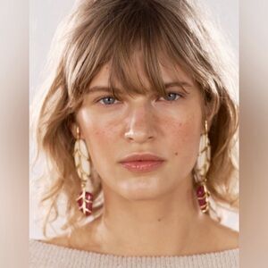 Zara colorful stone earrings ✨✨💕 NWT